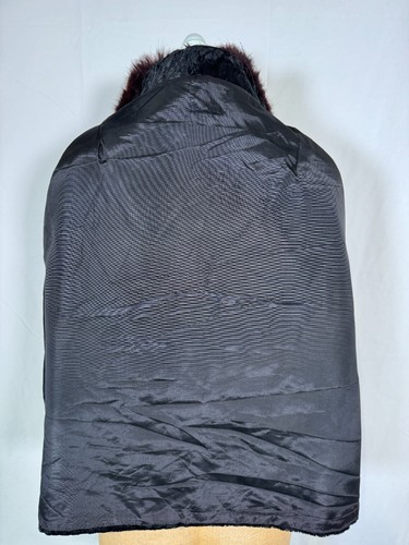 VTG 60’s Sheared Black Persian Lamb Jacket Coat Mink Fur Collar Pockets Sz M - Picture 8 of 20