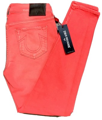 all red true religion jeans