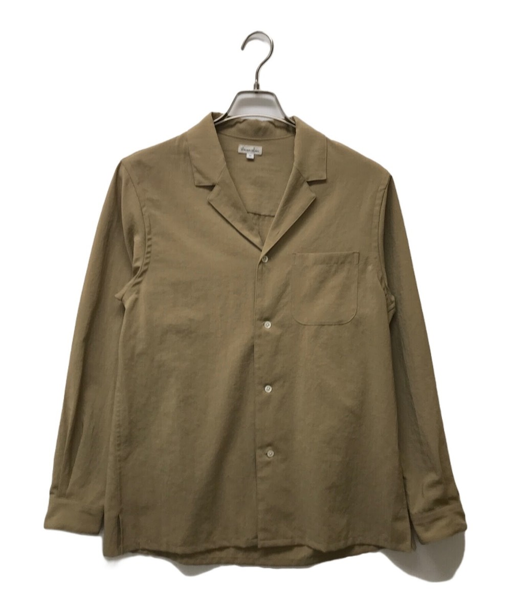 トップス steven alan OVERDYE TRD/OPENCOLLAR SSL Steven Alan 17SS SILK TRD/OPEN SSL