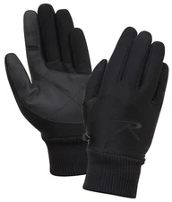 Military Waterproof Lined Four Way Stretch Black Glove