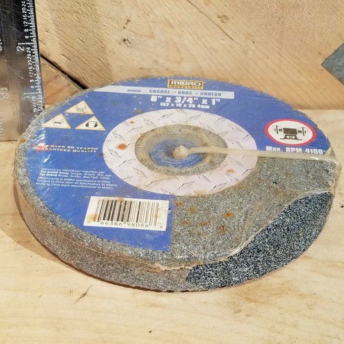 Mibro Coarse 6" Grinding Wheel 6" x 3/4" x 1" RPM 4100 Swanky Barn - Picture 6 of 12