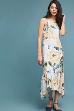 Anthropologie Farm Rio Greenfield Midi Dress Size L