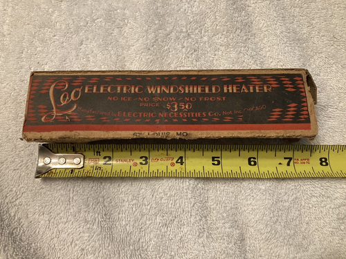 Vintage Automobile "Leo" Electric Windshield Heater & Box Car Accessory - Picture 14 of 16