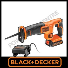 Black & Decker BDCR18C1 18V Reciprocating Saw + 1x 1.5Ah Battery Charger & Blade