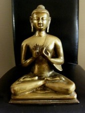 ANCIEN LARGE SHIVA BOUDDHA DIVINITE BRONZE 31 CM  / 2.5 KG