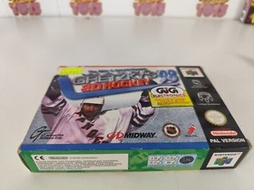 Wayne Gretzky's 3D Hockey 98 Gig Nintendo 64 N64 Nes Pal Mib 1997 Deadstock
