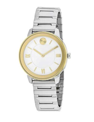 Brand New Movado Bold Women's 32mm Two-Tone Stainless Steel Watch 3600592