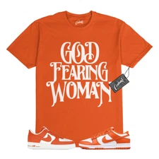 Dunk Cosmic Clay White Orange Low Air Force 1 '07 T Shirt Match GFW