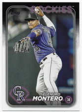 2024 Topps #341 Elehuris Montero - Colorado Rockies