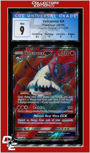 Volcarona-GX graded CGC 9 for sale on eBay