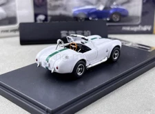 FW 1:64 Scale White Shelby 427 COBRA Convertible Sports Diecast Metal Model