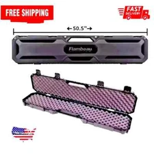 Rifle Shotgun Hard Carry Case Single Gun Storage Box Padded Tactical Hunting New