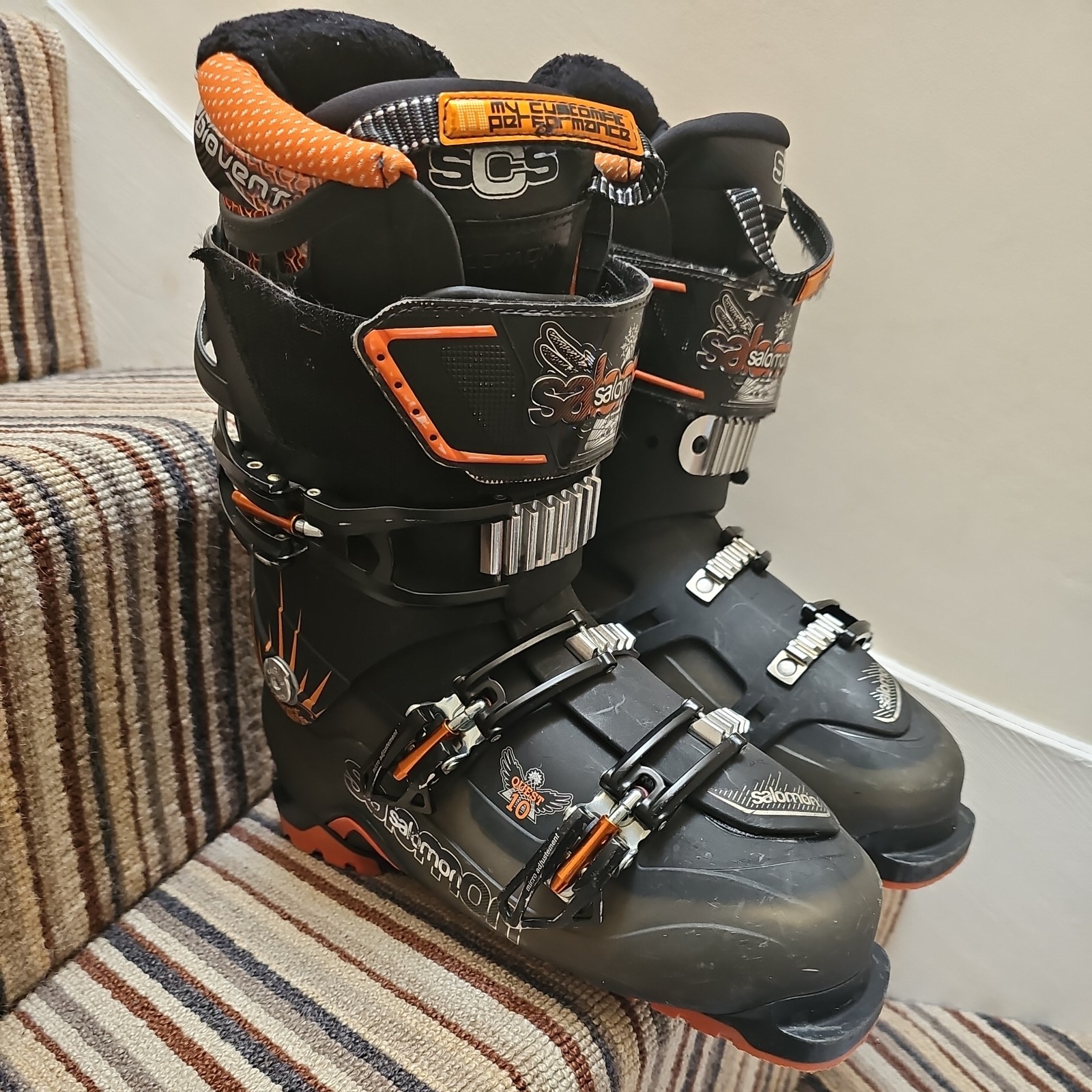 Scarponi da sci downhill Salomon Quest880 Energyzer 90 Flex da uomo taglia 8 27