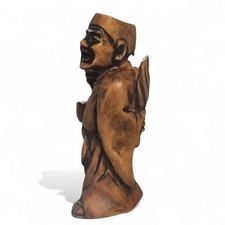 Ancienne sculpture japonaise sur bois Netsuke 2,1/2x1