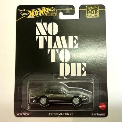 Hot Wheels Premium Pop Culture 007 James Bond No Time To Die Aston Martin V8 Car