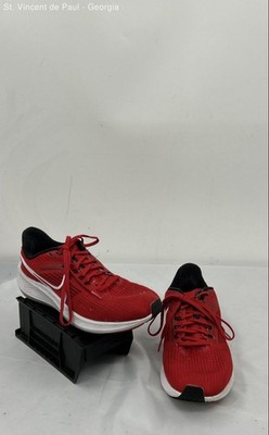Nike Air Zoom Pegasus 39 Georgia Bulldogs Red Solid Athletic Shoe Men 8