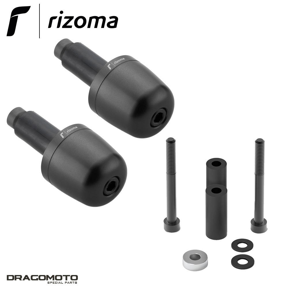 Embout de guidon Rizoma MA301B noir pour moto Honda CB 750 Hornet 2025