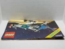 Vintage LEGO Classic Space 6931 FX-Star Patroller Instruction Manual 1985 Rare