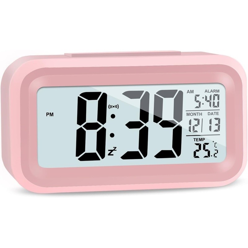 Lcd Screen Snooze Temperature Night Light