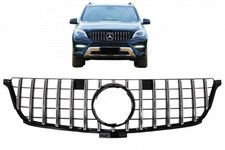 K&uuml;hlergrill f&uuml;r Mercedes ML-Klasse W166 12-14 GT-R Panamericana Schwarz Chrom