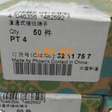 50PCS/Box New PHOENIX CONTACT Terminal Blocks 3211757 PT4 Freight Free