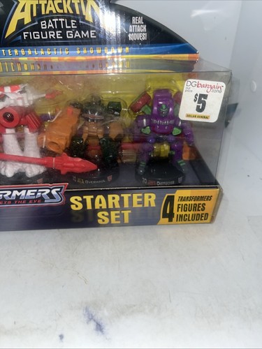 Transformers Attacktix 4 Figure Starter Set Skyblast, Overhaul & Dirtboss Sealed - Picture 3 of 10