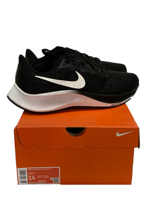 Nike Men's Air Zoom Pegasus 37 BQ9646-002, Running, Black/White,  Size 14