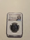 1961 50c Franklin Half Dollar Silver Proof 90% Coin NGC PF66 Portrait Label