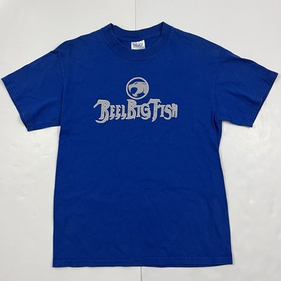 Vtg Reel Big Fish T Shirt Thunder Cats Parody M & O 100% Cotton Blue Ska Punk S