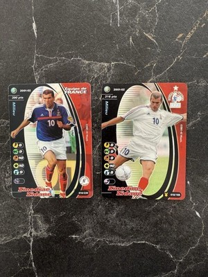 Zidane Equipe De France Jersey Blue And White Football Champions 2001/02