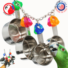 1410 Cup Delight Bonka Bird Toy parrot cage toys cages african grey amazon large