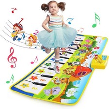 Musikmatte Klaviermatte Spielteppich Matte Baby 10 Tasten Tanzmatte Spielzeug