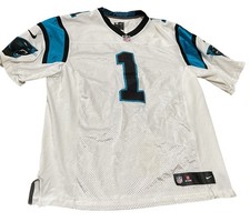 Cam Newton Mens 2X White Carolina Panthers Limited Nike Stitch
