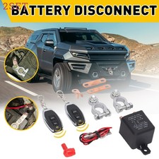 Juego de 2 interruptores de desconexión remota de batería interruptor de apagado mejorado corte coche camión 12V