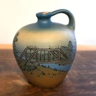 Weller Pottery Dickensware Mount Vernon Bridge Jug Excellent