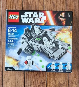 Lego Star Wars 75100 First Order Snowspeeder Minifigure New Open Box Complete 