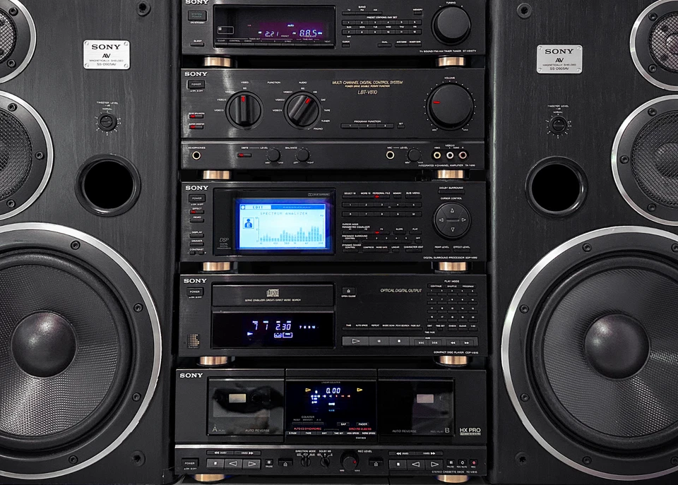 SONY JAPAN Hi-Fi 🌈RaRe🌈 Flagship Vintage Component Stereo System - Image 3 of 4