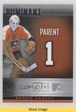 2020-21 SP Signature Edition Legends Dominant Digits Bernie Parent HOF READ 7l6