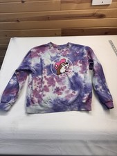 Bucee's purple tie-dye sweatshirt unisex size Medium