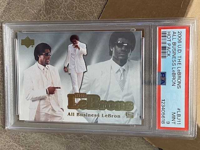 2006 UD Lebron James All Business PSA 9 #LBJ11 Card New Case LOW POP