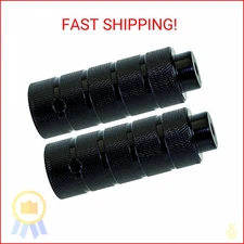Novatec Steel Pegs for 3/8 inch axles, Black
