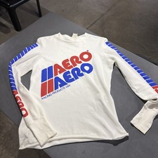 Old School Aero BMX race Jersey. Vintage, Classic mongoose blue / red