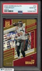 2022 Donruss Elite Gold #53 Tom Brady Tampa Bay Buccaneers 7/10 PSA 10 POP 3