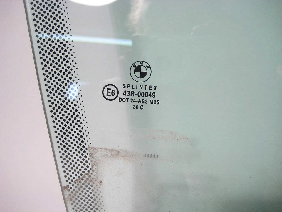 Vidrio ventana pasajero delantero derecho BMW E36 2 puertas cupé 1995-1999 OEM USADO Foto 2 de 2