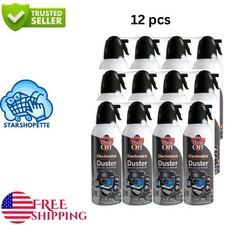 Dust-Off Compressed Gas Duster 12 Oz - 12 Pack