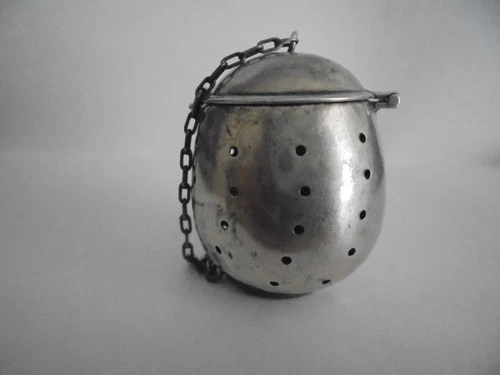 Tea ball strainer Sterling Silver