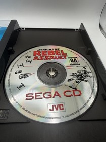 Star Wars: Rebel Assault (Sega CD, 1993) CIB Complete In Box /w Registration