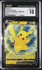 Pikachu V SWSH198 SWSH Black Star Promo CGC 10 Gem Mint Pokemon Graded Slab