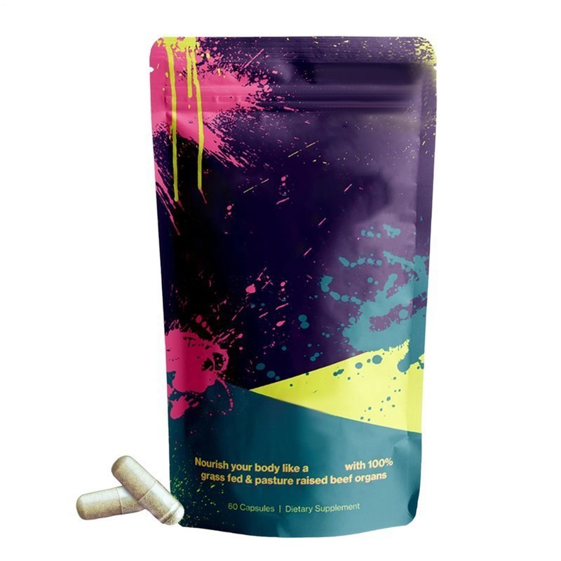 1-5Packs Primal Queen Beef Organ Supplement for Women 60 Counts Supplements