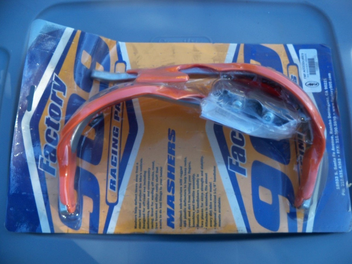 NOS FMF Factory 909 Masher Orange Roost Guard HandGuard 09033 | eBay